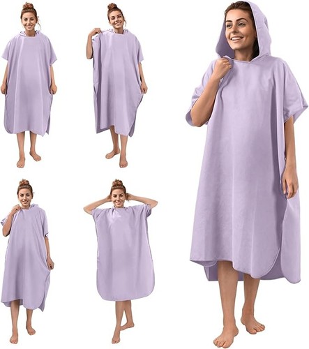 Hooded towel poncho adult - towel,