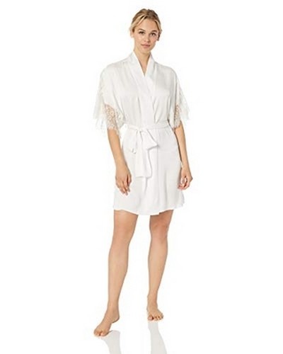 Natori amour lace satin wrap - natori,